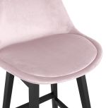 Barová židle BASIL MINI růžová/černá