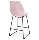 Barová židle YAYA MINI růžová/černá