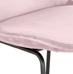 Barová židle YAYA MINI růžová/černá