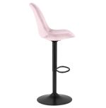 Barová židle ASTER růžová/černá