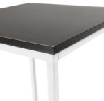 Barový stůl MILLIE 60 CM černý/bílý