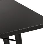 Barový stůl TRAMWAY 70 CM černý