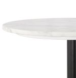 Barový stůl DIVIN 60 CM bílý/černý