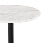 Barový stůl DIVIN 60 CM bílý/černý