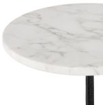 Barový stůl MERRY 60 CM bílý/černý
