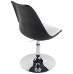 Jídelní židle VICTORIA černá/bílá