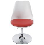 Jídelní židle VICTORIA bílá/červená