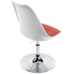 Jídelní židle VICTORIA bílá/červená