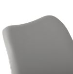 Jídelní židle TYLIK šedá/přírodní