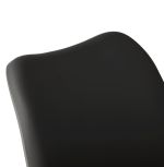 Jídelní židle TYLIK černá/přírodní