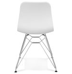 Jídelní židle FIFI bílá/chrom