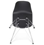 Jídelní židle FIFI černá/chrom