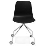 Kancelářské židle RULLE černá/chrom