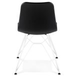 Jídelní židle FIFI černá/bílá