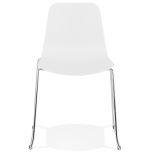 Jídelní židle BEE bílá/chrom