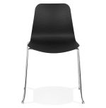 Jídelní židle BEE černá/chrom