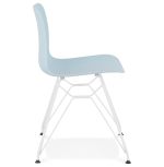 Jídelní židle FIFI modrá/bílá