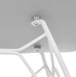 Jídelní židle FIFI šedá/bílá