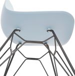 Jídelní židle FIFI modrá/černá