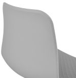 Jídelní židle FIFI šedá/černá