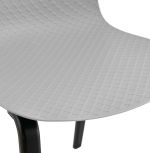 Jídelní židle MONARK šedá/černá