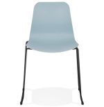 Jídelní židle BEE modrá/černá