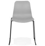 Jídelní židle BEE šedá/černá