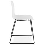 Jídelní židle BEE bílá/černá