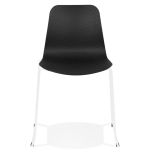 Jídelní židle BEE černá/bílá