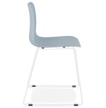 Jídelní židle BEE modrá/bílá