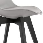 Jídelní židle BLANE šedá/černá