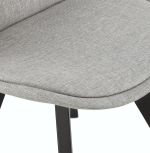 Jídelní židle COMFY šedá/černá