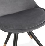 Jídelní židle MIKADO šedá/černá