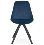 Jídelní židle JONES modrá/černá