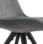 Jídelní židle JONES šedá/černá