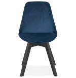 Jídelní židle PHIL modrá/černá