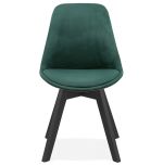 Jídelní židle PHIL zelená/černá