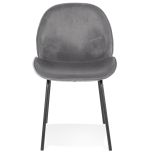 Jídelní židle AGATH šedá/černá