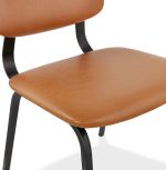 Jídelní židle COATI hnědá/černá