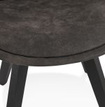 Jídelní židle SOME šedá/černá