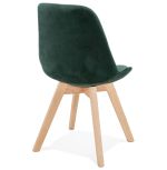 Jídelní židle PHIL zelená/přírodní