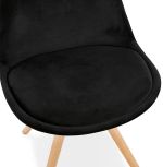 Jídelní židle JONES černá/přírodní