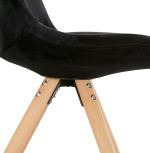 Jídelní židle JONES černá/přírodní