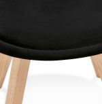 Jídelní židle PHIL černá/přírodní