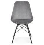 Jídelní židle DOLCE šedá/černá