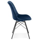 Jídelní židle DOLCE modrá/černá