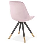 Jídelní židle MIKADO růžová/černá