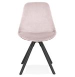 Jídelní židle JONES růžová/černá