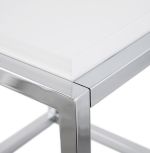 Odkládací stolek KVADRA bílý