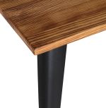 Jídelní stůl STREHLA 76 CM masiv borovice/černý